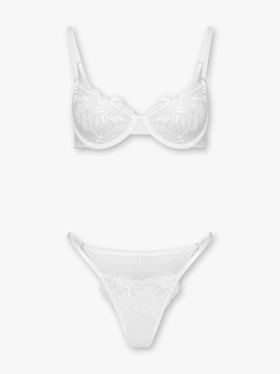 Mila Lingerie Set — Ivory