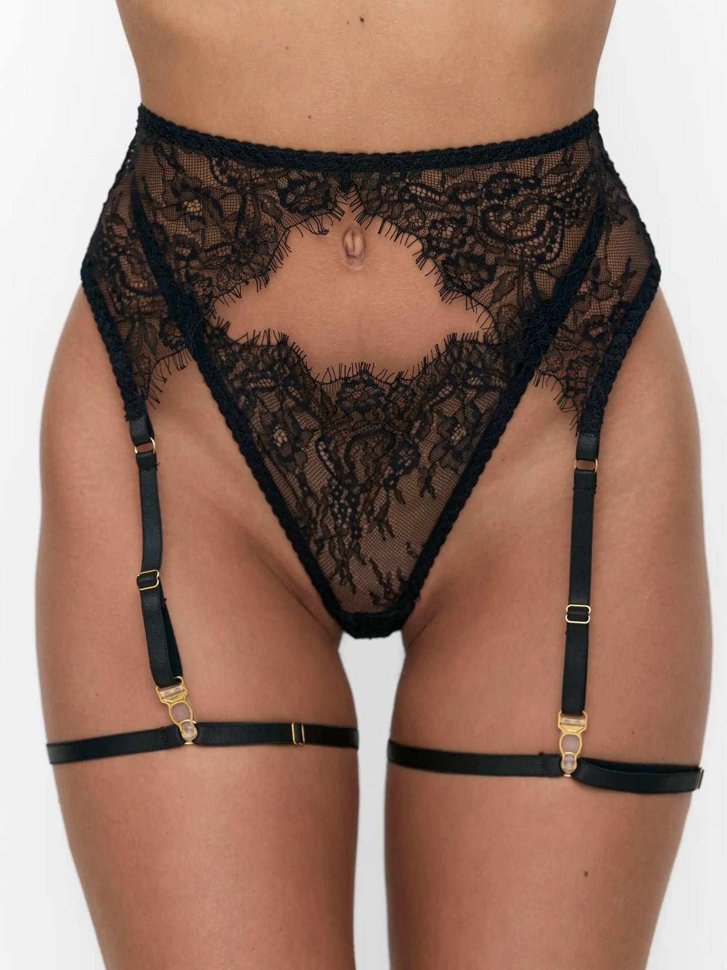 Cynthia Lingerie Set — Black