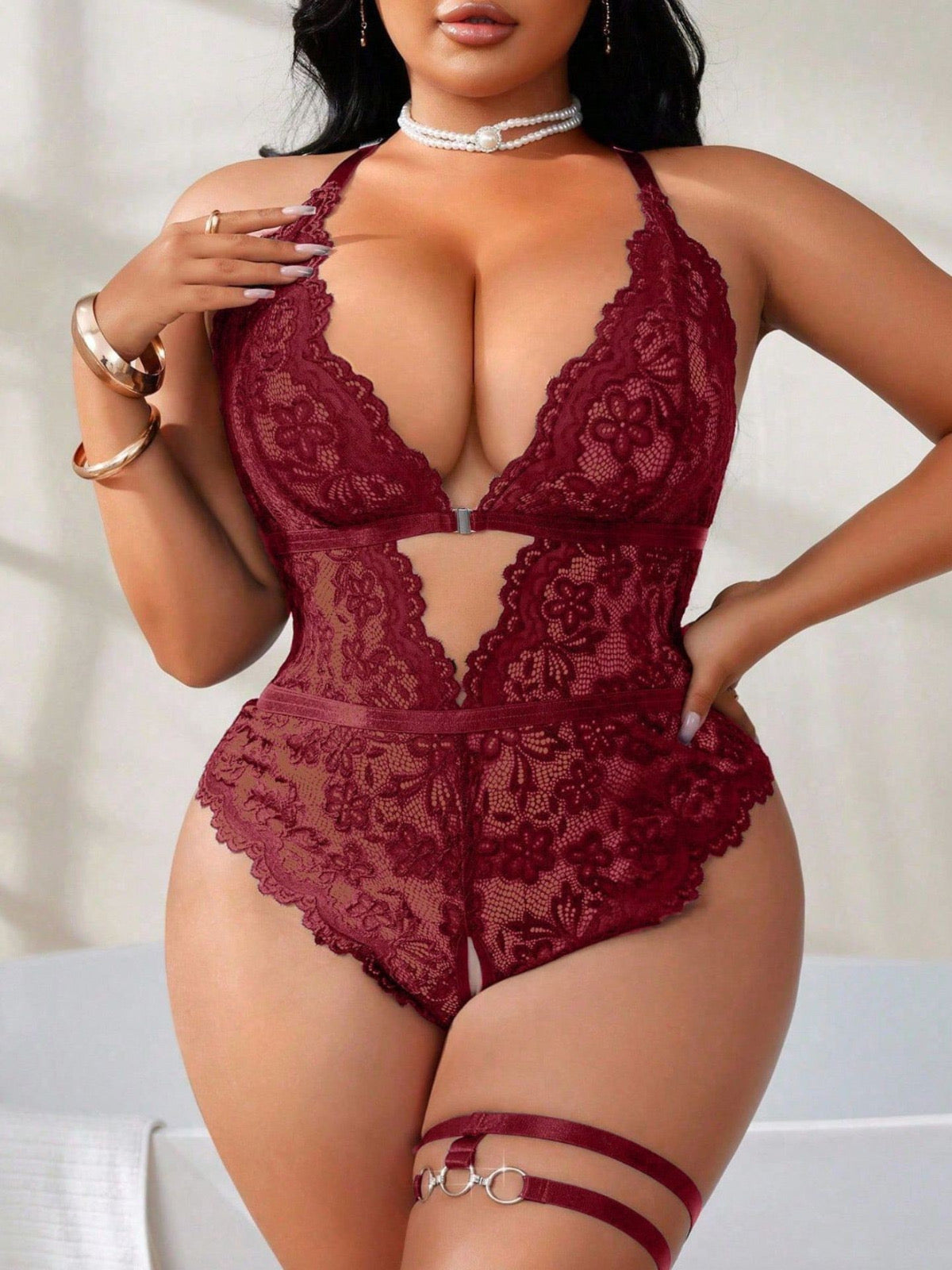 Elara Lace Bodysuit