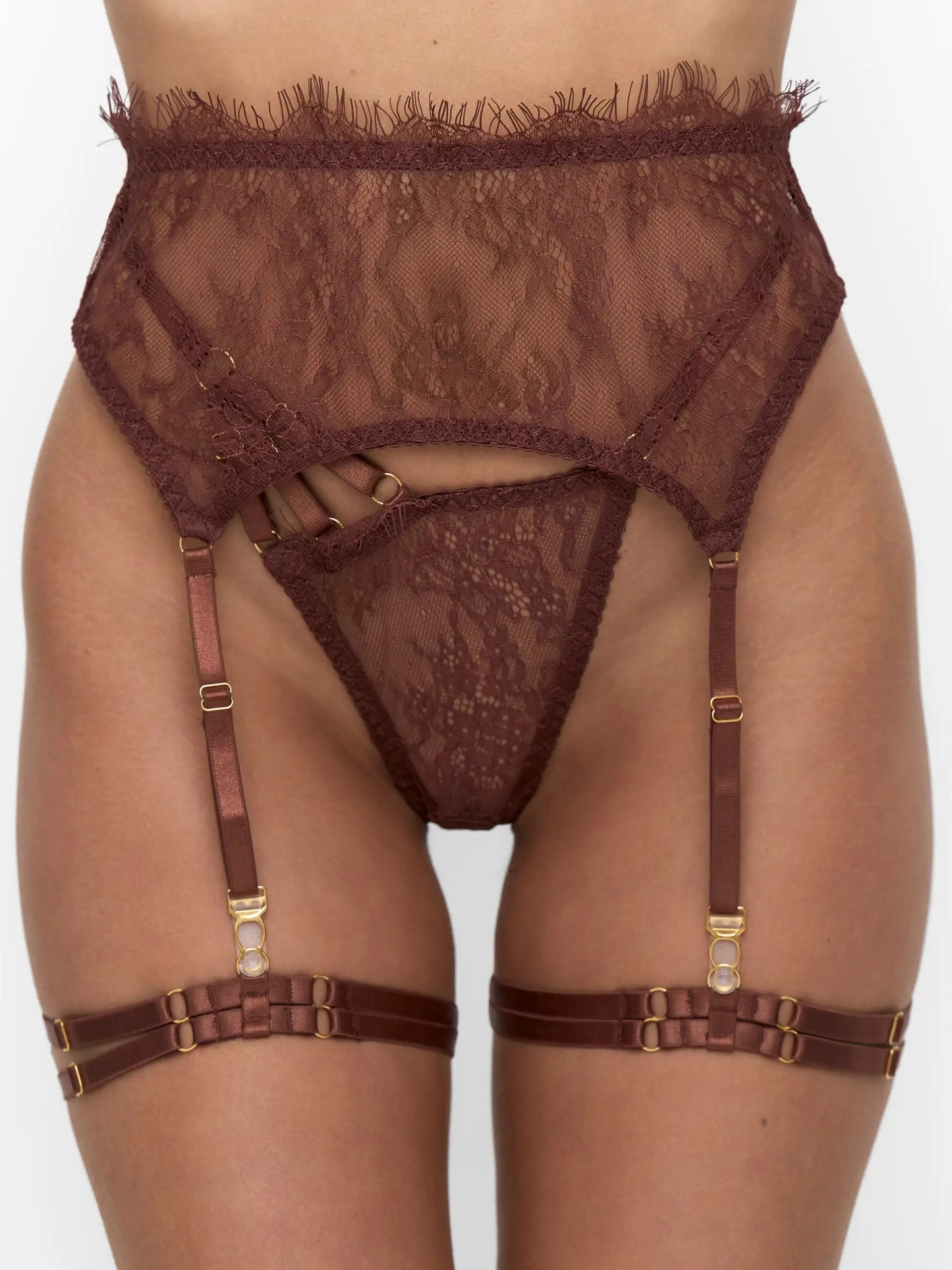 Noelle Lingerie Set — Chocolate