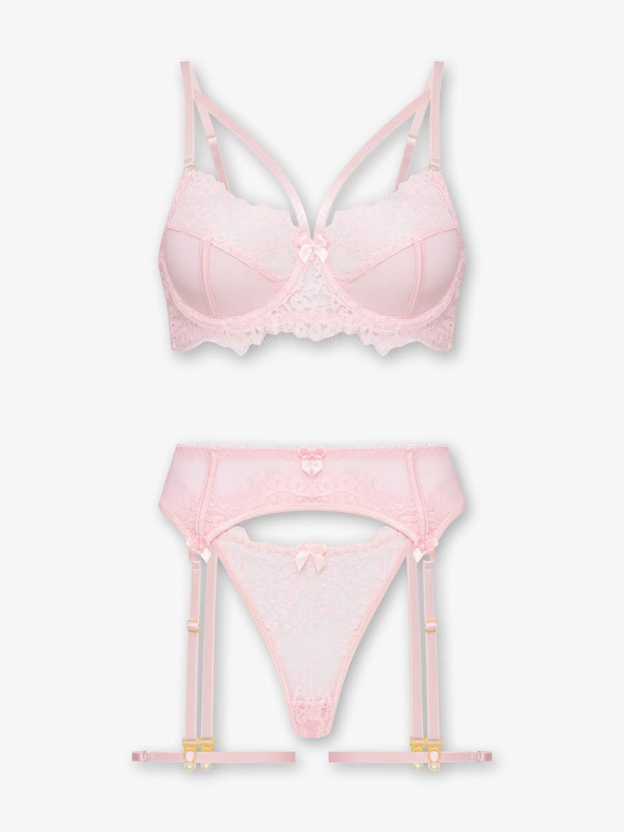 Lara Lingerie Set — Blush Pink