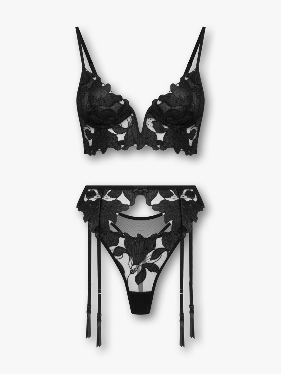 Liliana Lingerie Set — Black