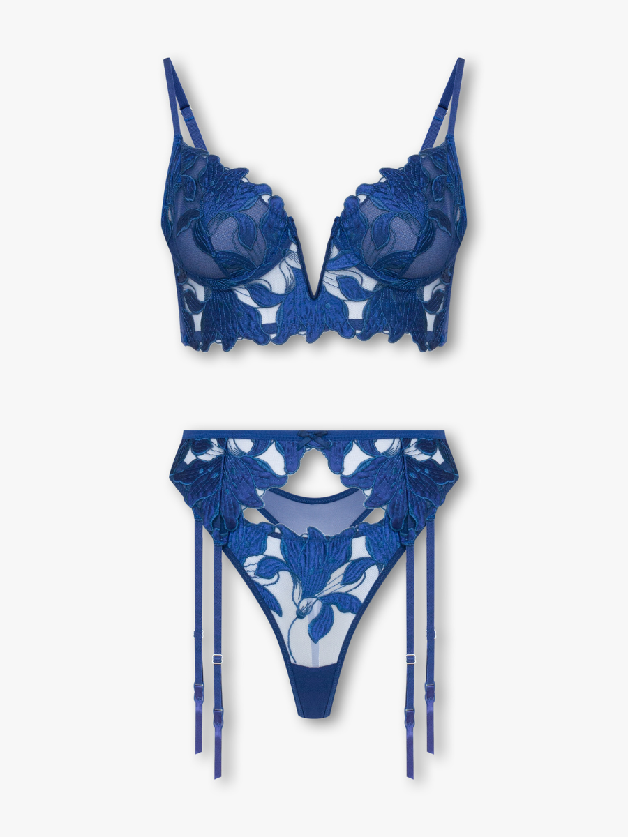 Liliana Lingerie Set — Royal Blue