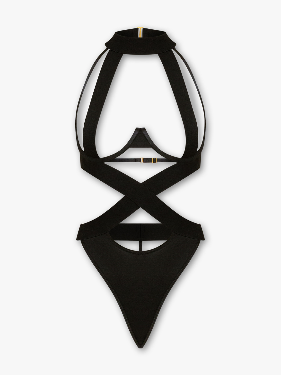 Micha Bodysuit — Black