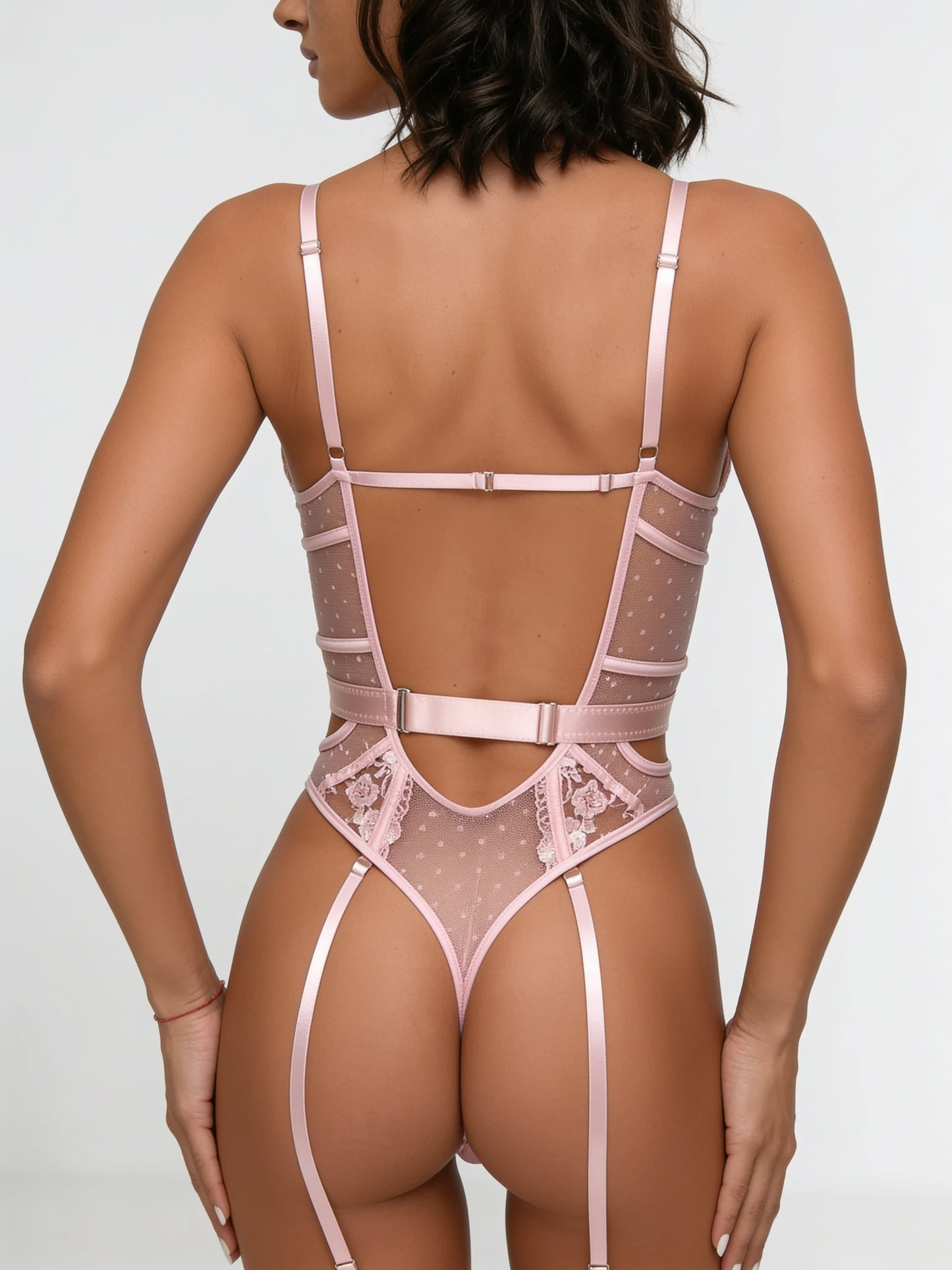 Natalia Bodysuit — Blush Pink