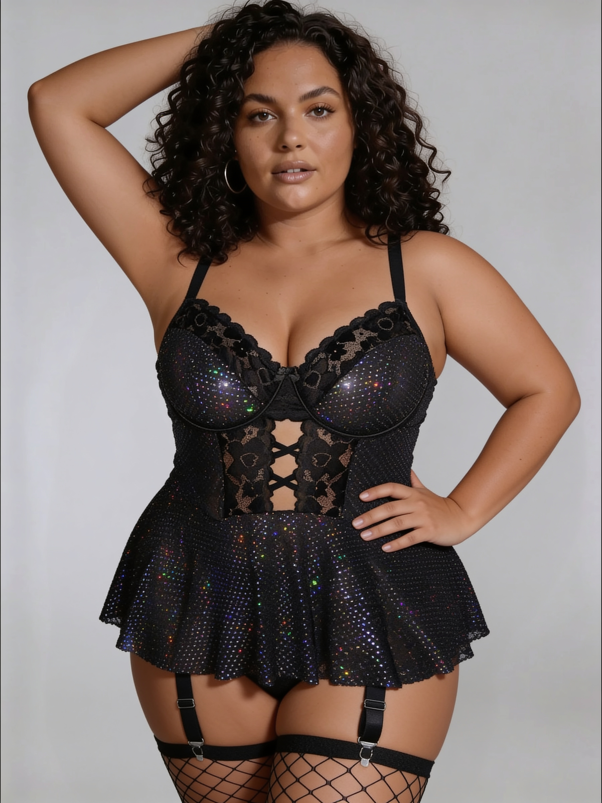 Axelle Black Rhinestone