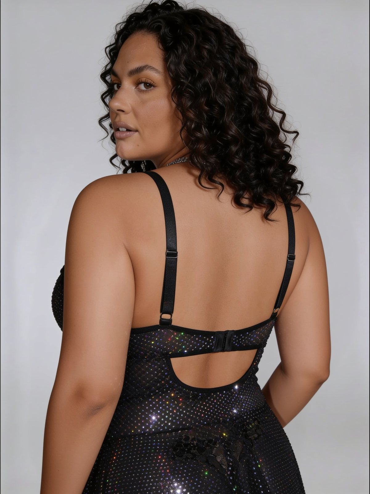 Axelle Black Rhinestone
